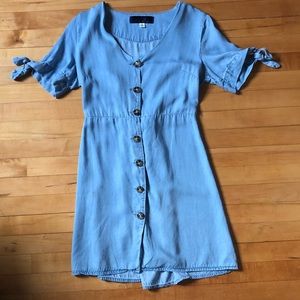 Denim button up dress SOLD